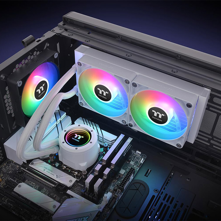 خرید کولر پردازنده Thermaltake TH240 V2 ARGB - سفید